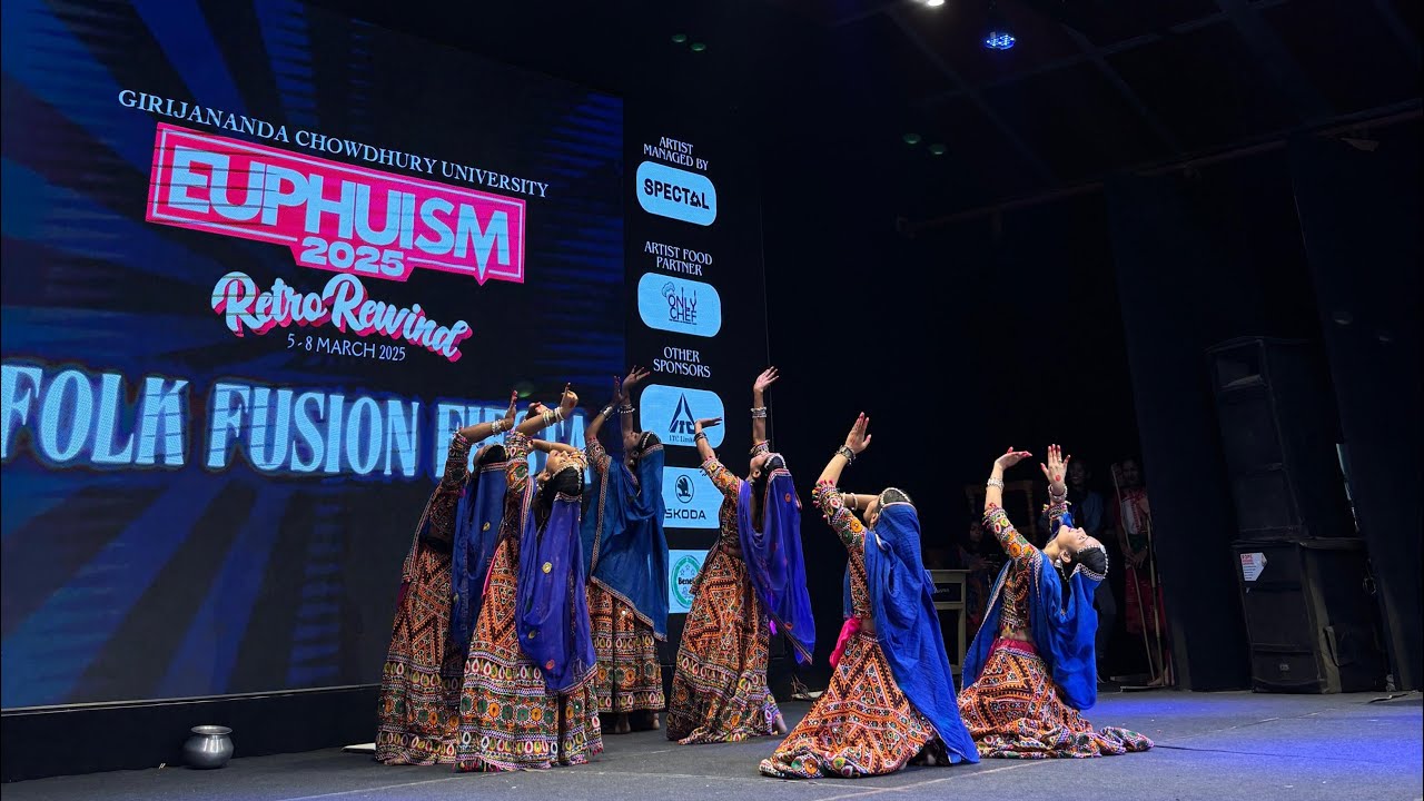 Rajasthani Dance|College fest|Folk Fusion Fiesta| Euphism | Retro Rewind