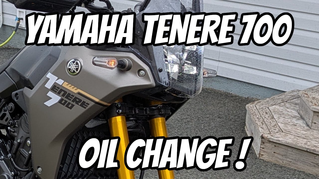 No Nonsense Yamaha Tenere 700 Oil Change