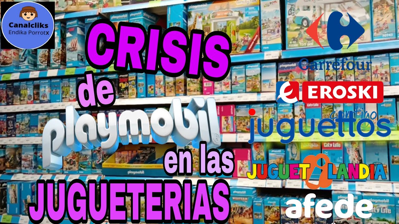 CRISIS DE PLAYMOBIL EN LAS JUGUETERÍAS. 