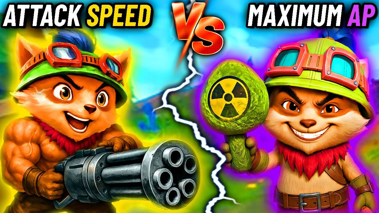 FULL ATTACK SPEED vs FULL AP TEEMO