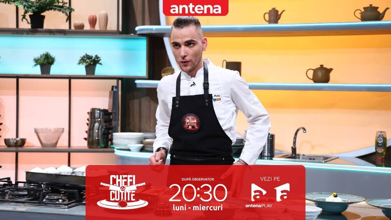 Chef Ștefan Popescu și-a ales cuțitul de aur! Ce a gătit Dudu Dragoș Andrei