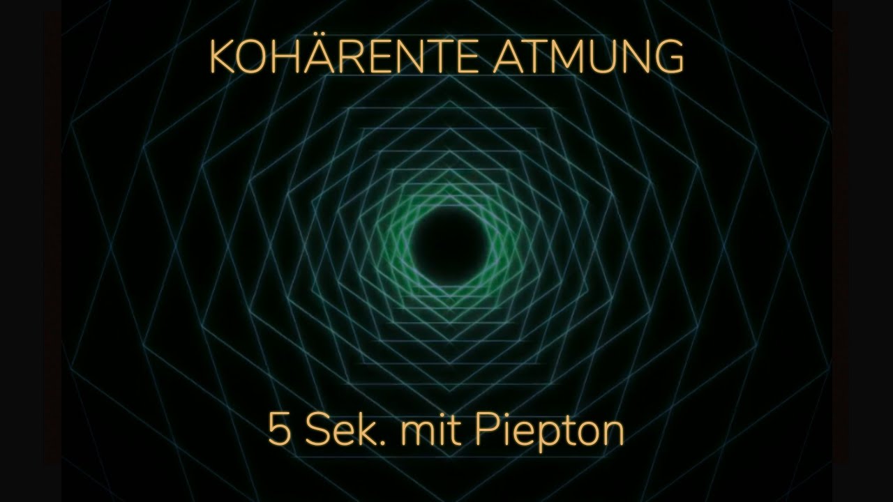 Kohärente Atmung 5 Sekunden mit Piepton