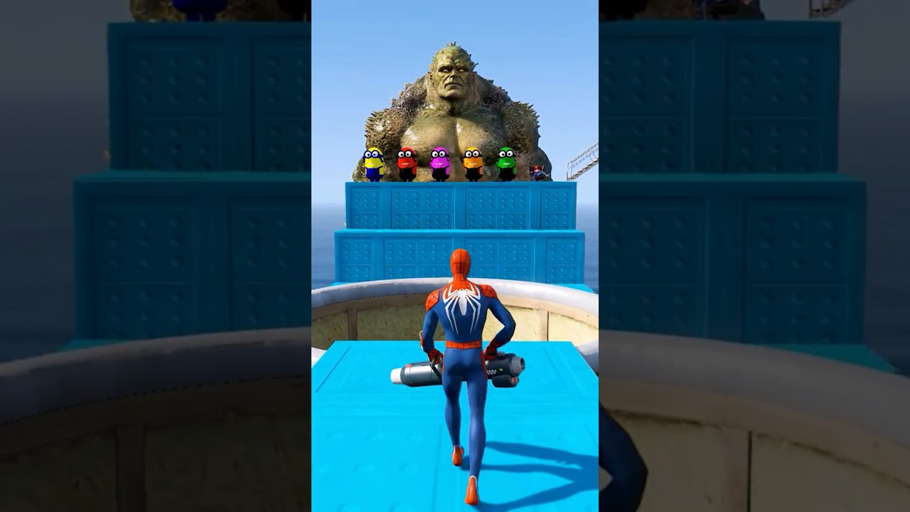 GTA 5 Epic Water Ragdolls  Spider-Man Jumps  Fails ep.162 #shorts