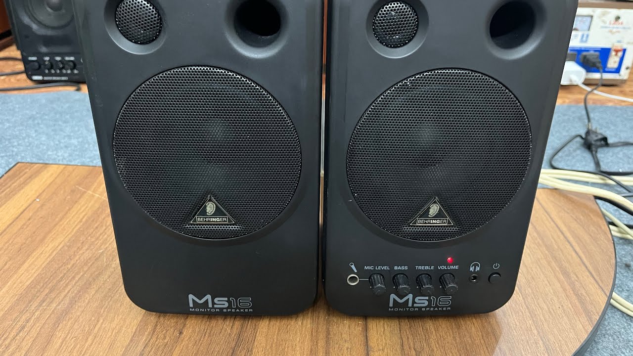 Chỉ hơn 1chiệu có cặp loa kiểm âm behringer ms16 . Chất âm hay , ae xin lh 0988.163.162