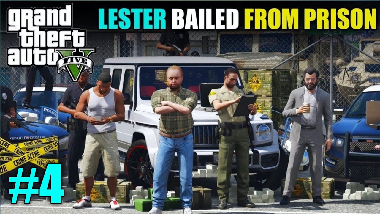 🚨 GTA 5 – Lester Gets Bailed Out! 😱 | Epic Mission Moment