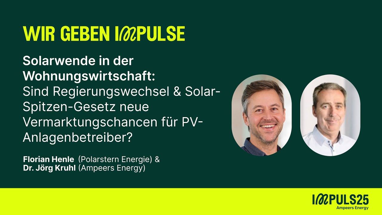 IMPULS25: Solarwende in der Wohnungswirtschaft