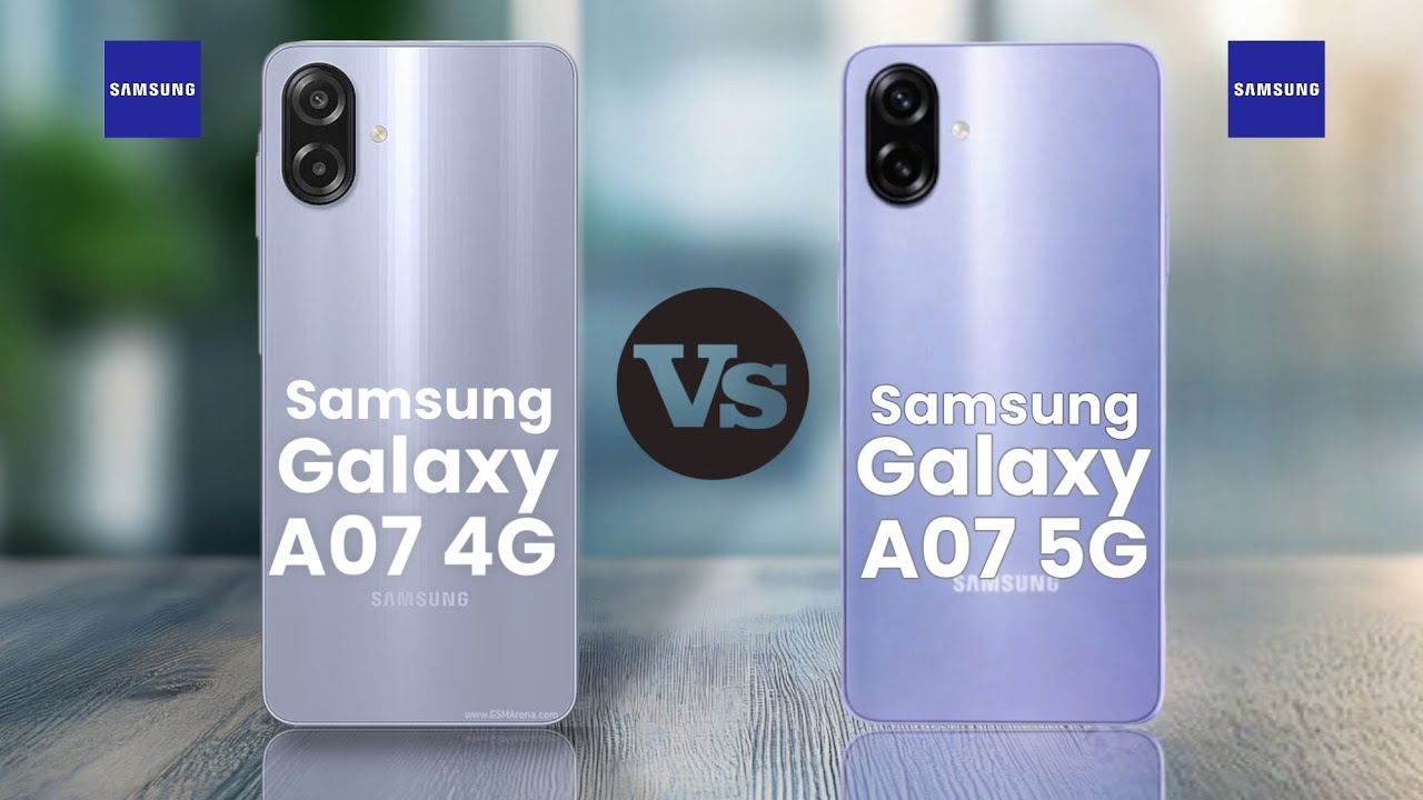 Samsung Galaxy A07 VS Samsung Galaxy A07 5G #samsung #smartphone #comparision #review 