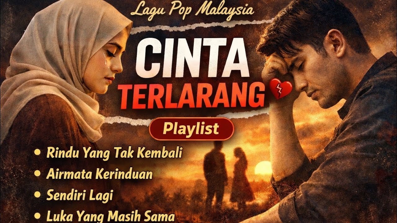Playlist Lagu Pop Malaysia 90an Paling Sedih 💔 Cinta Terlarang | Nostalgia Lagu Galau (music video)