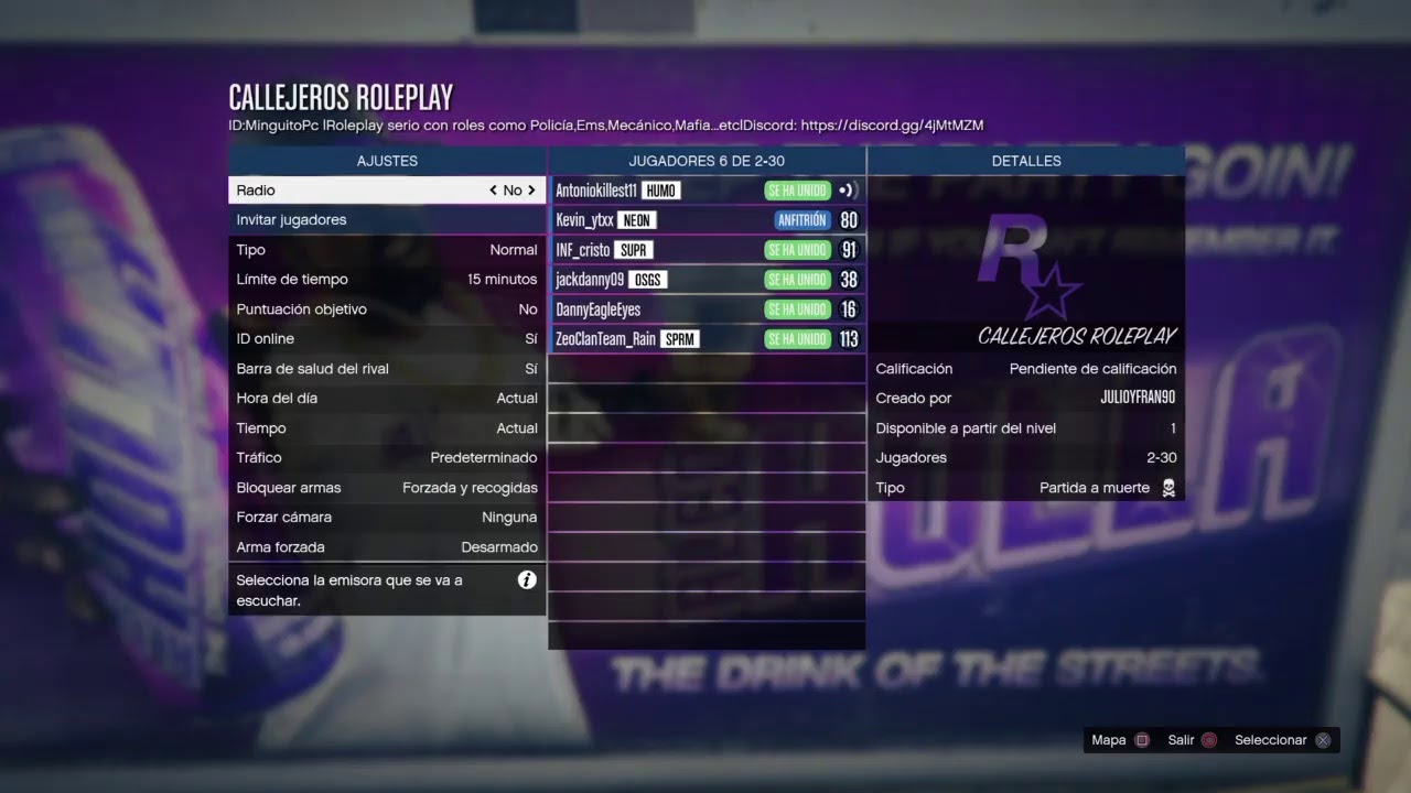 ROLEPLAY EN DIRECTO ACTIVIDAD DE 1 HORA  #RECOMENDADO