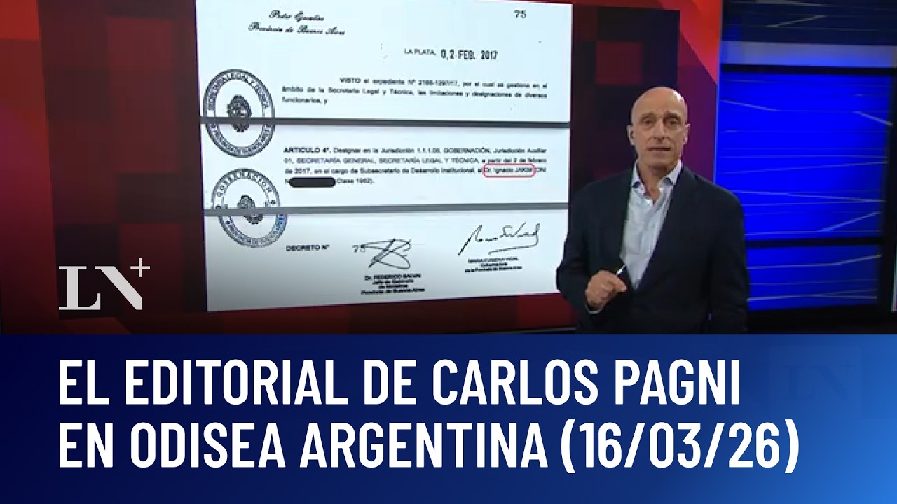 Escándalos barriales en la tormenta del mundo: el editorial de Carlos Pagni en Odisea Argentina