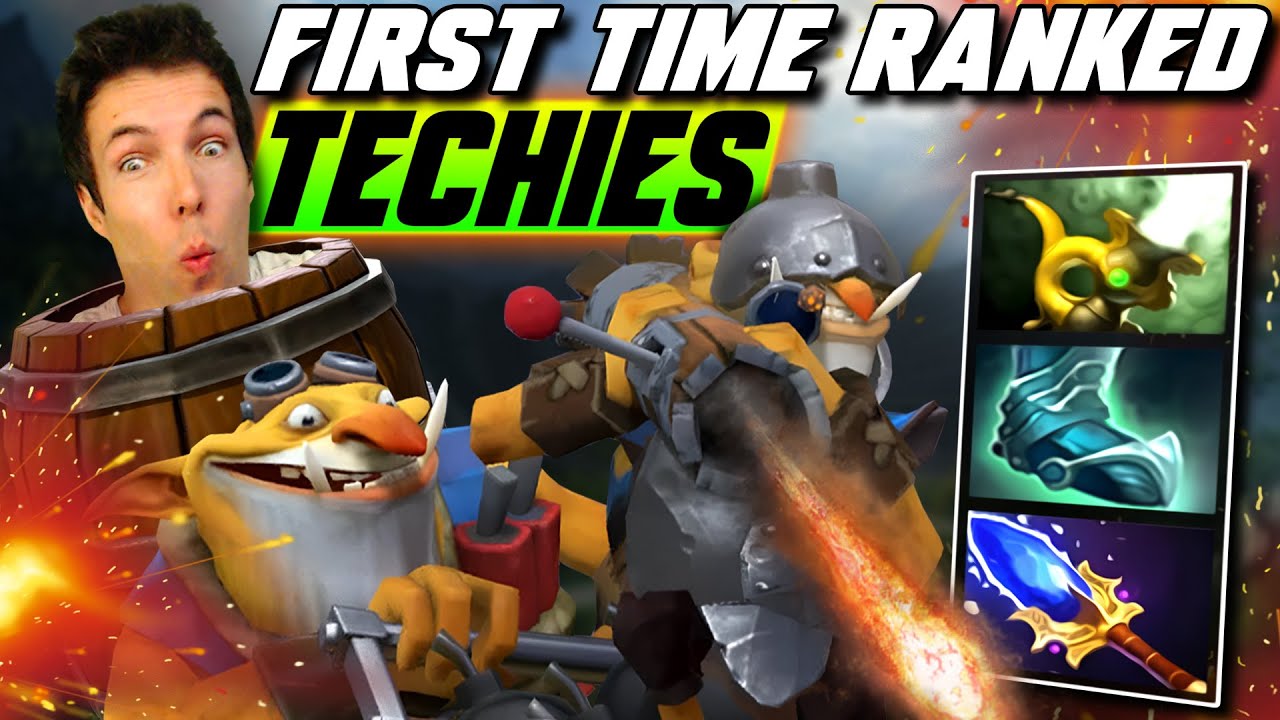 Grubby's FIRST EVER RANKED TECHIES! - Grubby - Dota 2