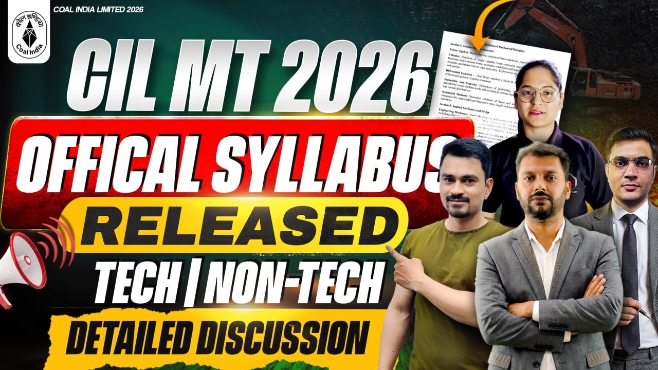 CIL MT 2026 Official Syllabus RELEASED! 🚨 | Tech | Non-Tech Detailed Discussion | By MIE Team