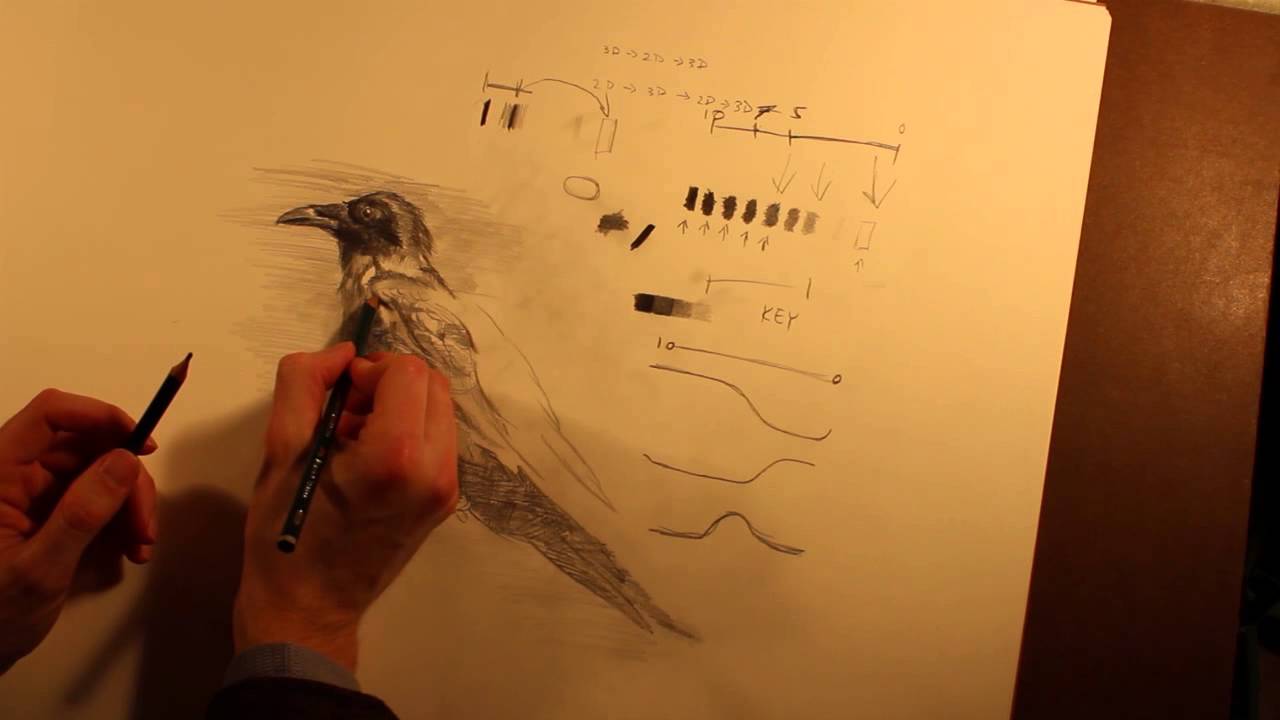 Create a Sense of Light by Pushing Values - Useful Drawing Basics 3
