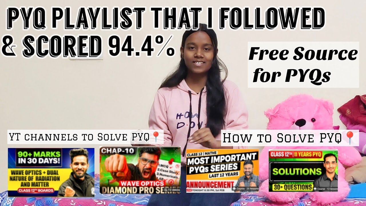 PYQ Playlist that I Followed🗒️💯|Series You Must watch to score 100/100📍|#cbse #pyq #boards