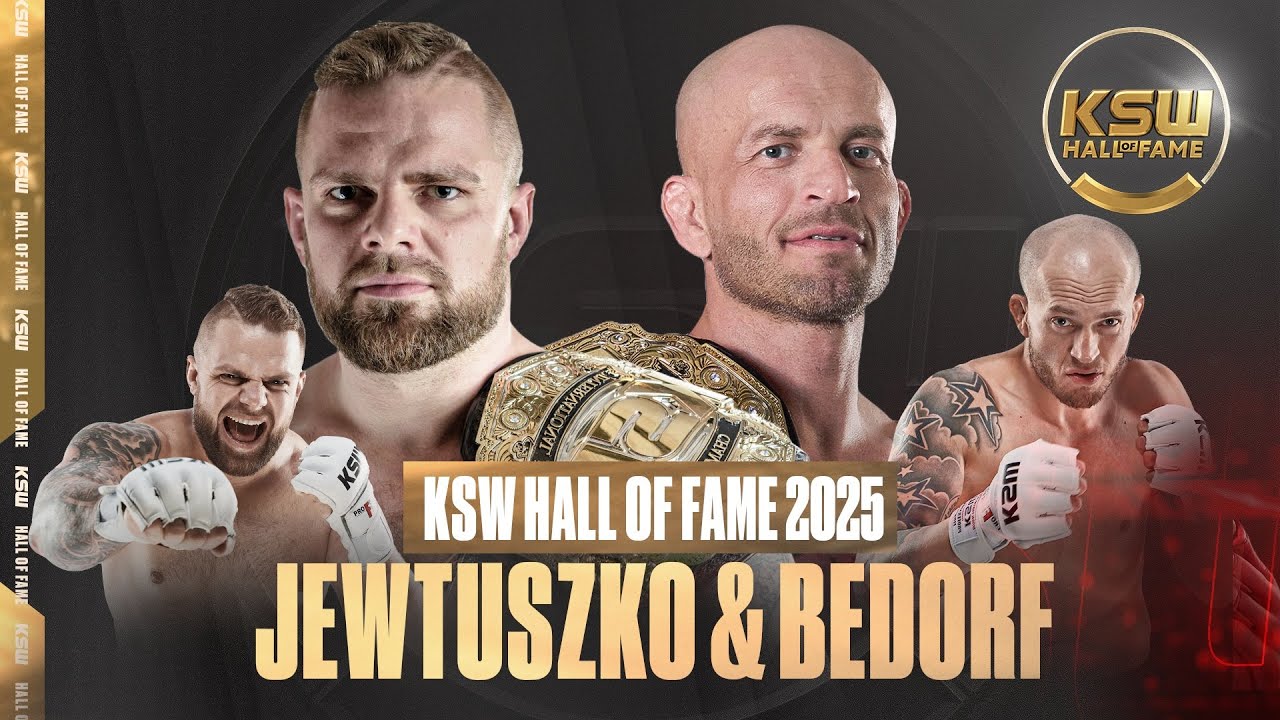 Bedorf i Jewtuszko w KSW Hall of Fame! Wprowadzenie na XTB KSW 112