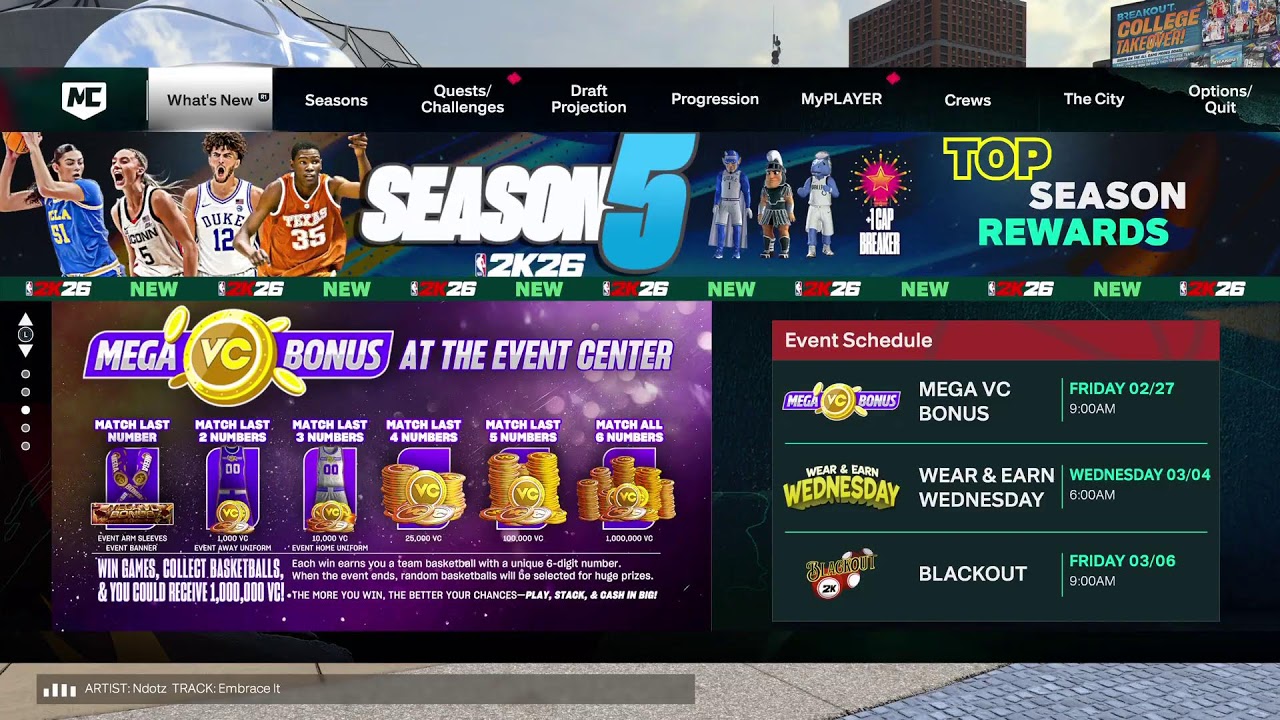 🎮 ⛹🏾 NBA 2️⃣K2️⃣6️⃣ (Fabulous's Viscion) CLEAN OUTFIT