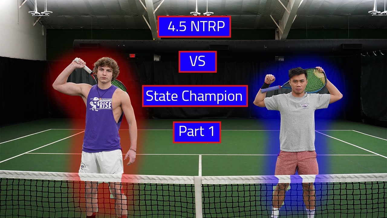 4.5 NTRP vs State Champion Part 1