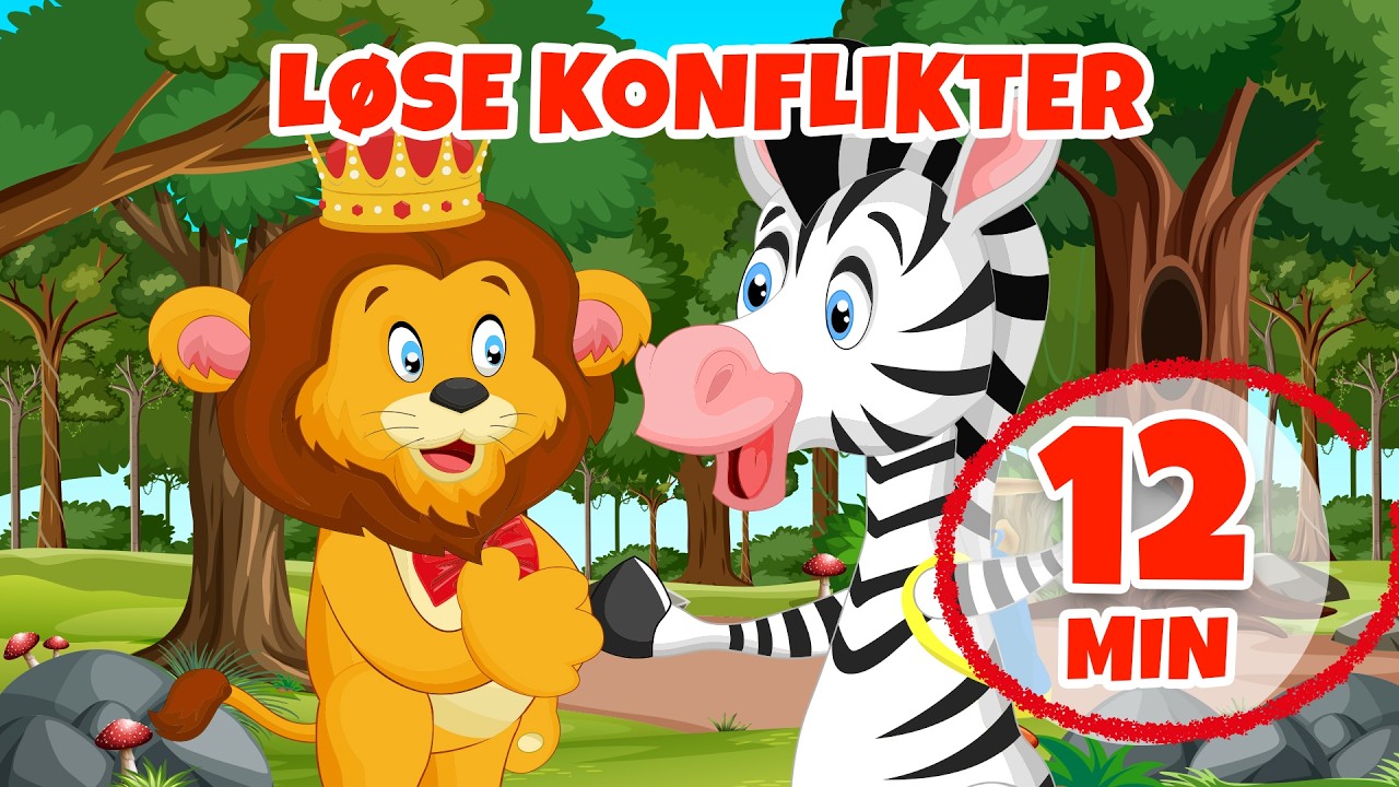 Konflikter løses – 12 min Giramille | Barnerim og barnesanger