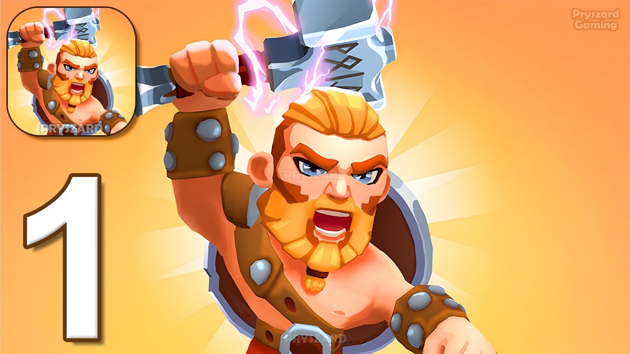 Vikings Revenge - Gameplay Walkthrough Part 1 - Lead Warriors To Glory (iOS, Android)