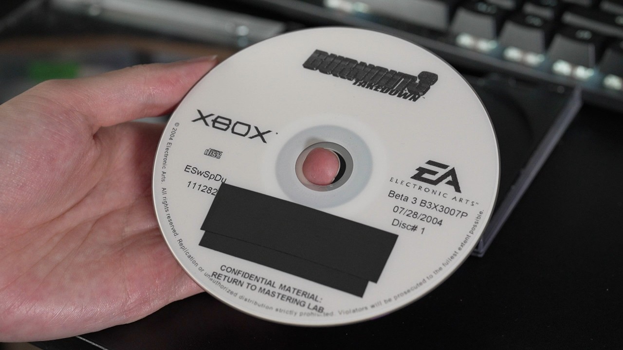 I bought a Burnout 3 beta disc... let's see what's on it