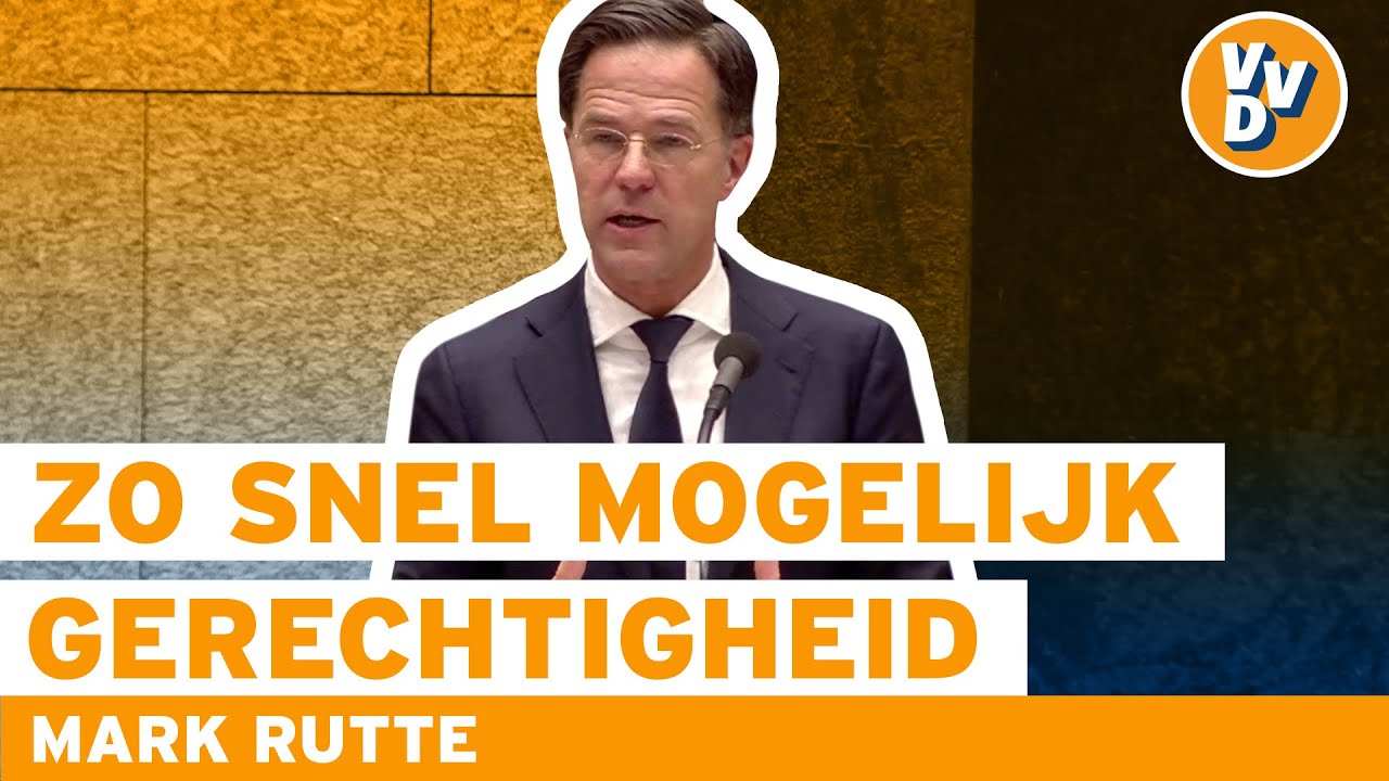 Mark Rutte in debat over de reorganisatie van de belastingdienst