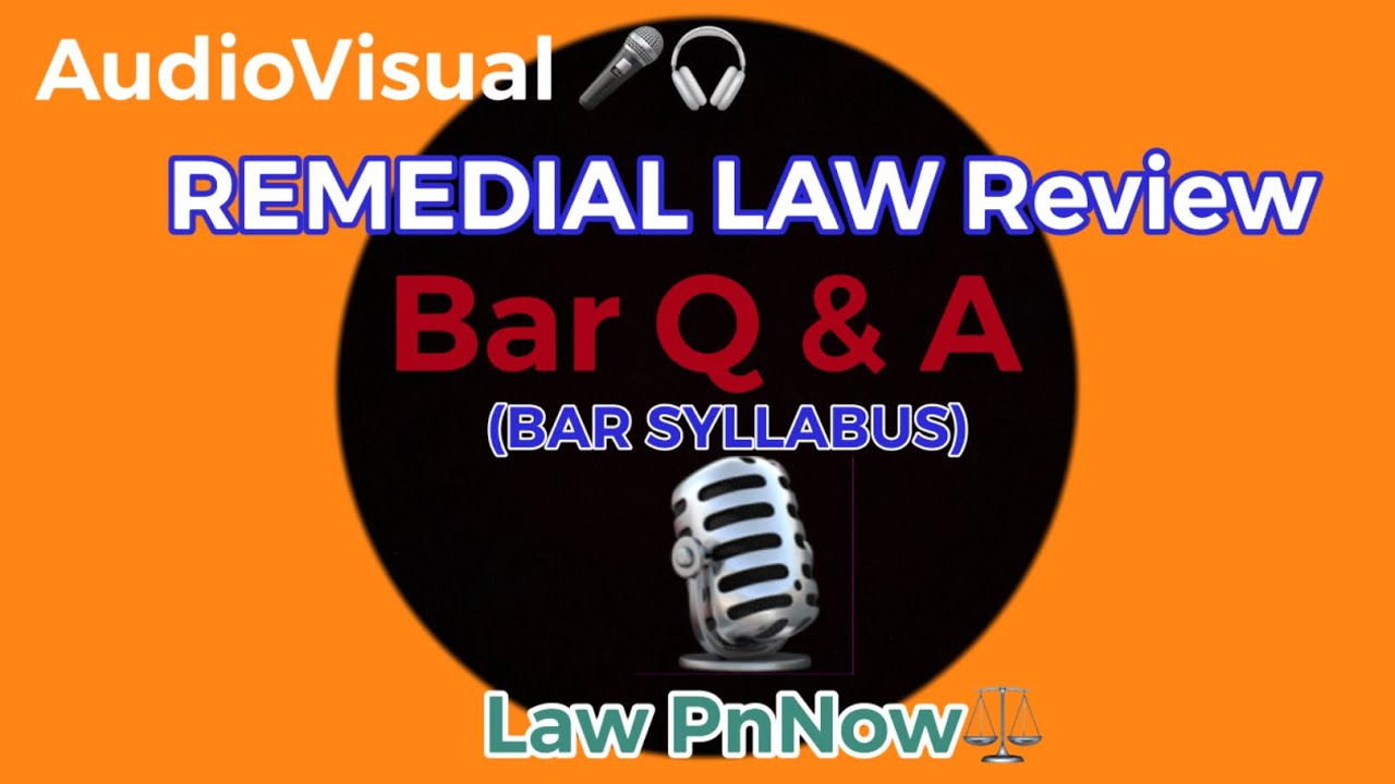 200 items Q& A REMEDIAL LAW - Civil Procedure/ SPL/Prov Remedies/ Special Civil Action- BAR SYLLABUS
