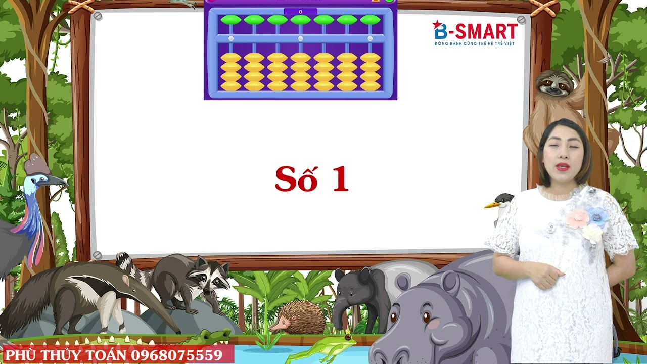 HỌC TOÁN SOROBAN MIỄN PHÍ : Bài 1 giới thiệu số trên bàn tính