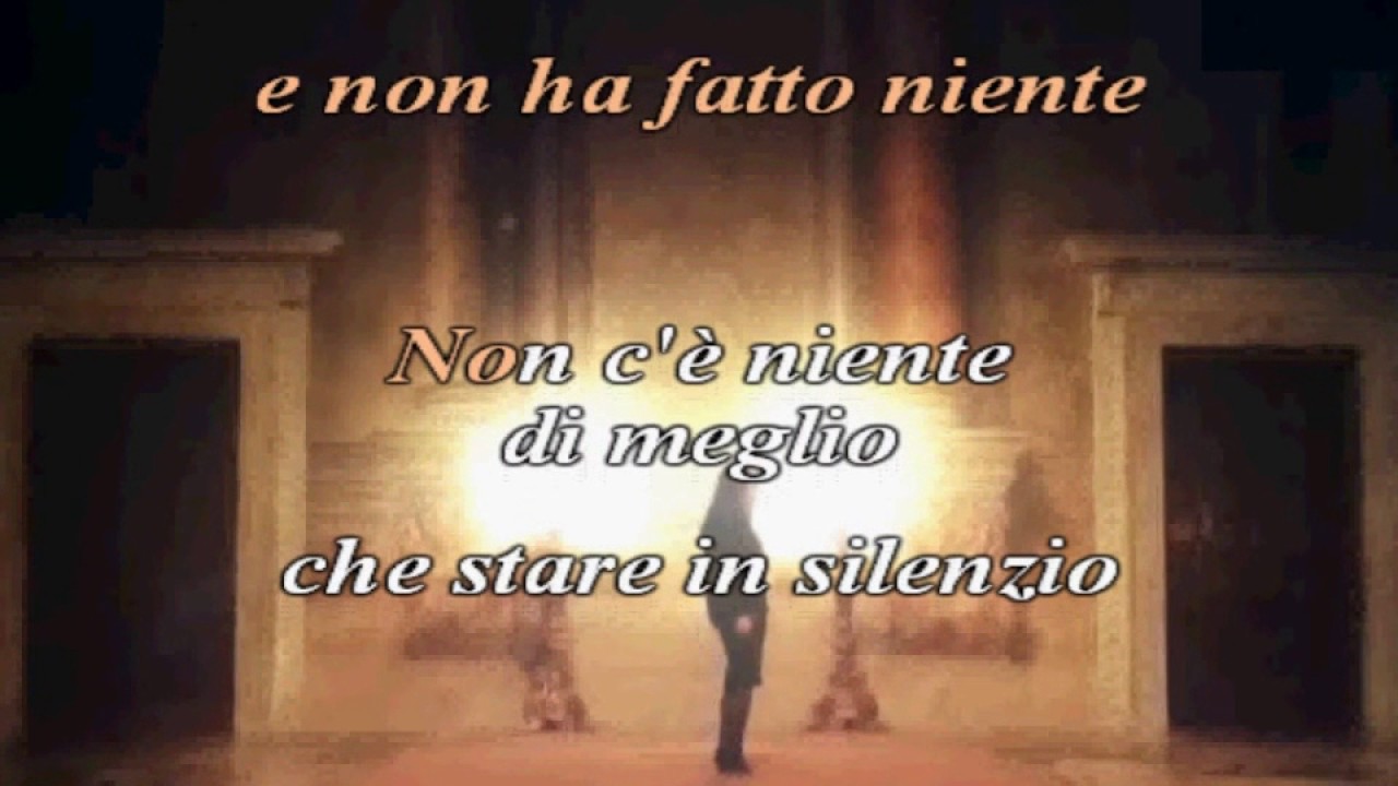 Nada Senza un Perchè Karaoke