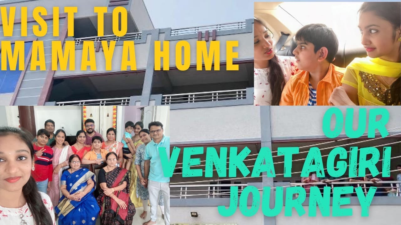Journey to  venkatagiri || Vlog #2 || Family trip || Mamaya home || Part-1 || Queen bees