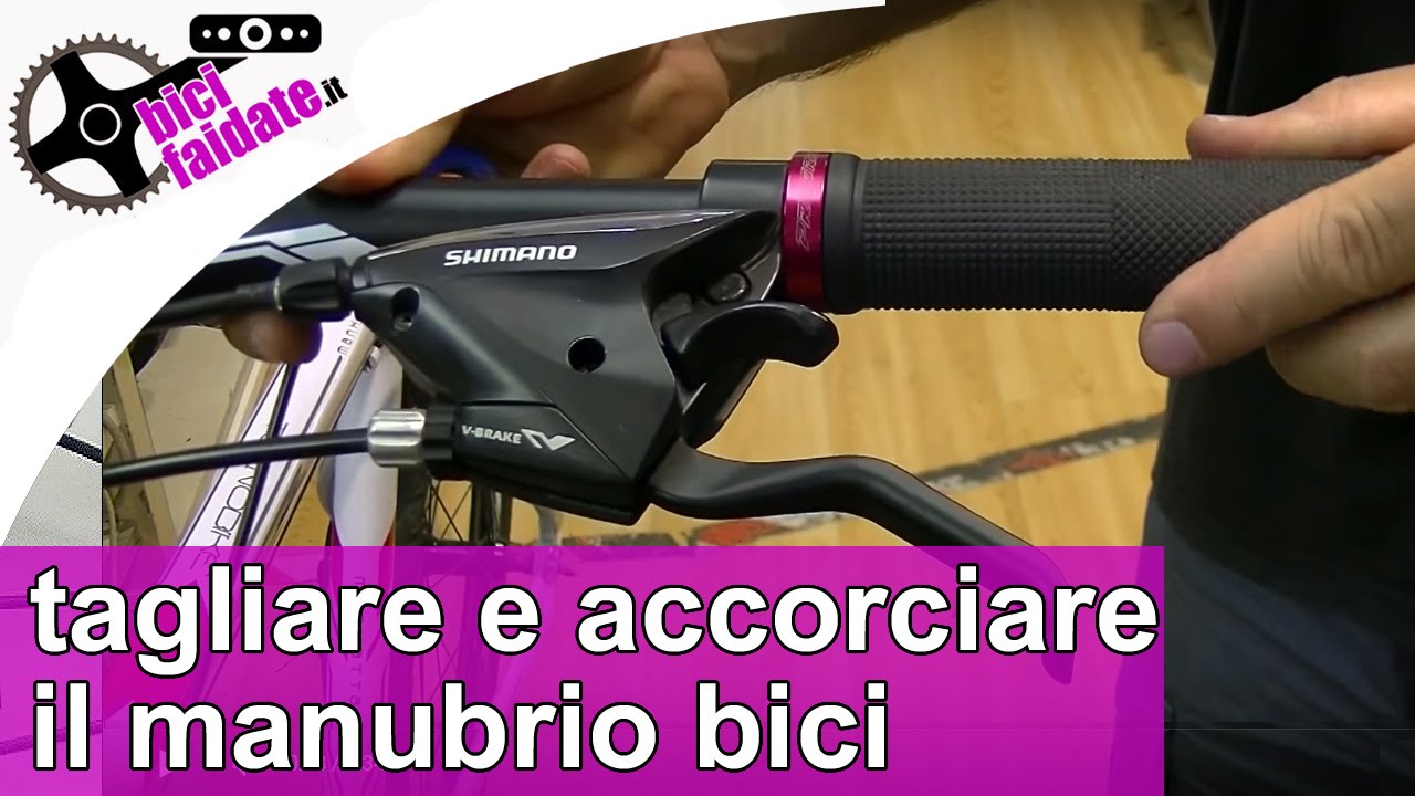 Come accorciare e tagliare il manubrio della bici TUTORIAL