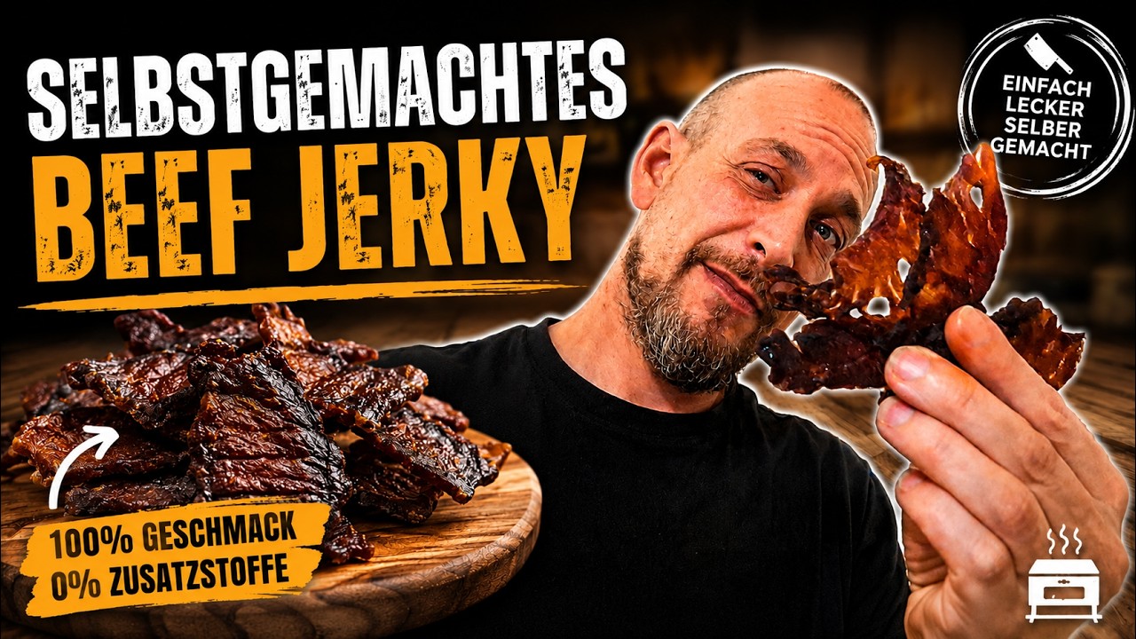 Selbstgemachtes Beef Jerky mit Honig – einfach, haltbar, brutal lecker