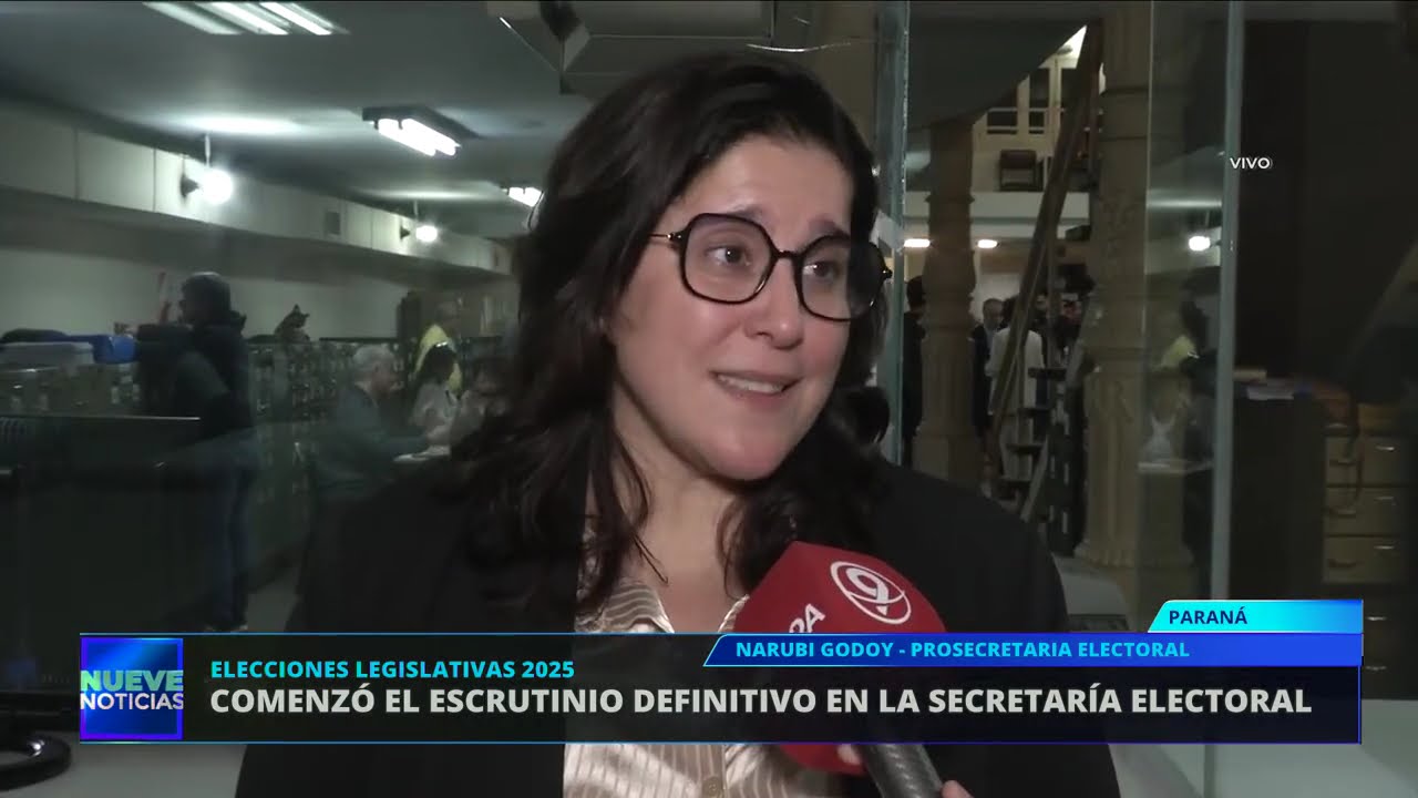Elecciones 2025: inici&oacute; el Escrutinio Definitivo en la Secretar&iacute;a Electoral