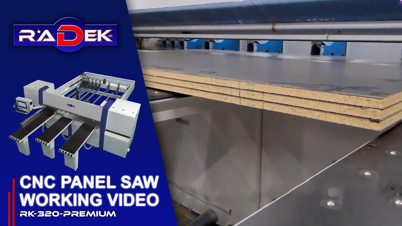 CNC PANEL SAW WORKING VIDEO (ЦНЦ ПАНЕЛЕН КРОЈАЧ) - RK-320-PREMIUM