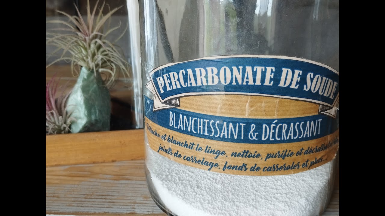Vidéo 10 astuces avec le percarbonate de soude