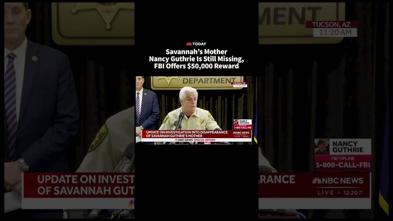 Savannah Guthrie's Mother Nancy Guthrie Is Still Missing, FBI Offers $50,000 Reward
