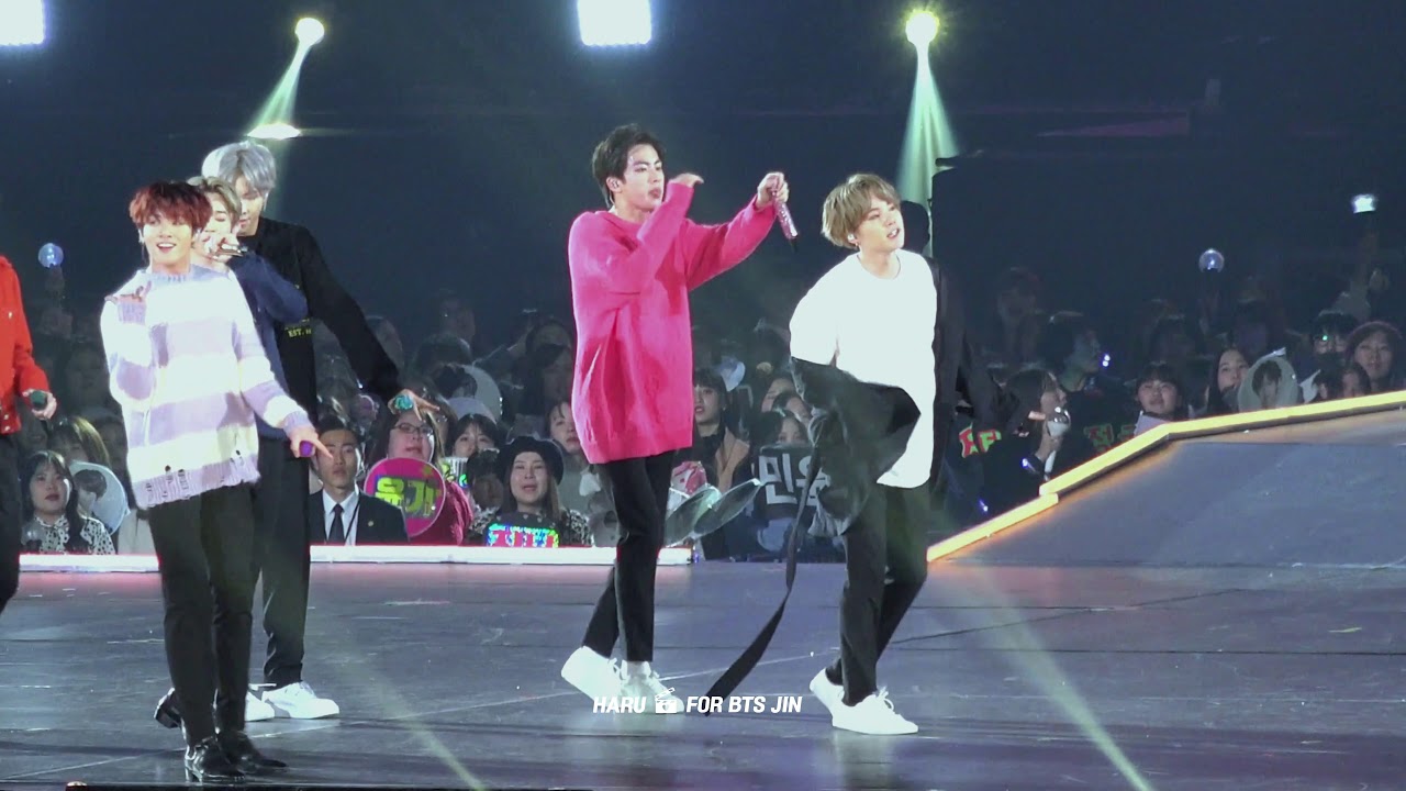 191204 MAMA in NAGOYA - 작은 것들을 위한 시 (Boy With Luv) + 소우주 (Mikrokosmos) 방탄소년단 진 BTS JIN