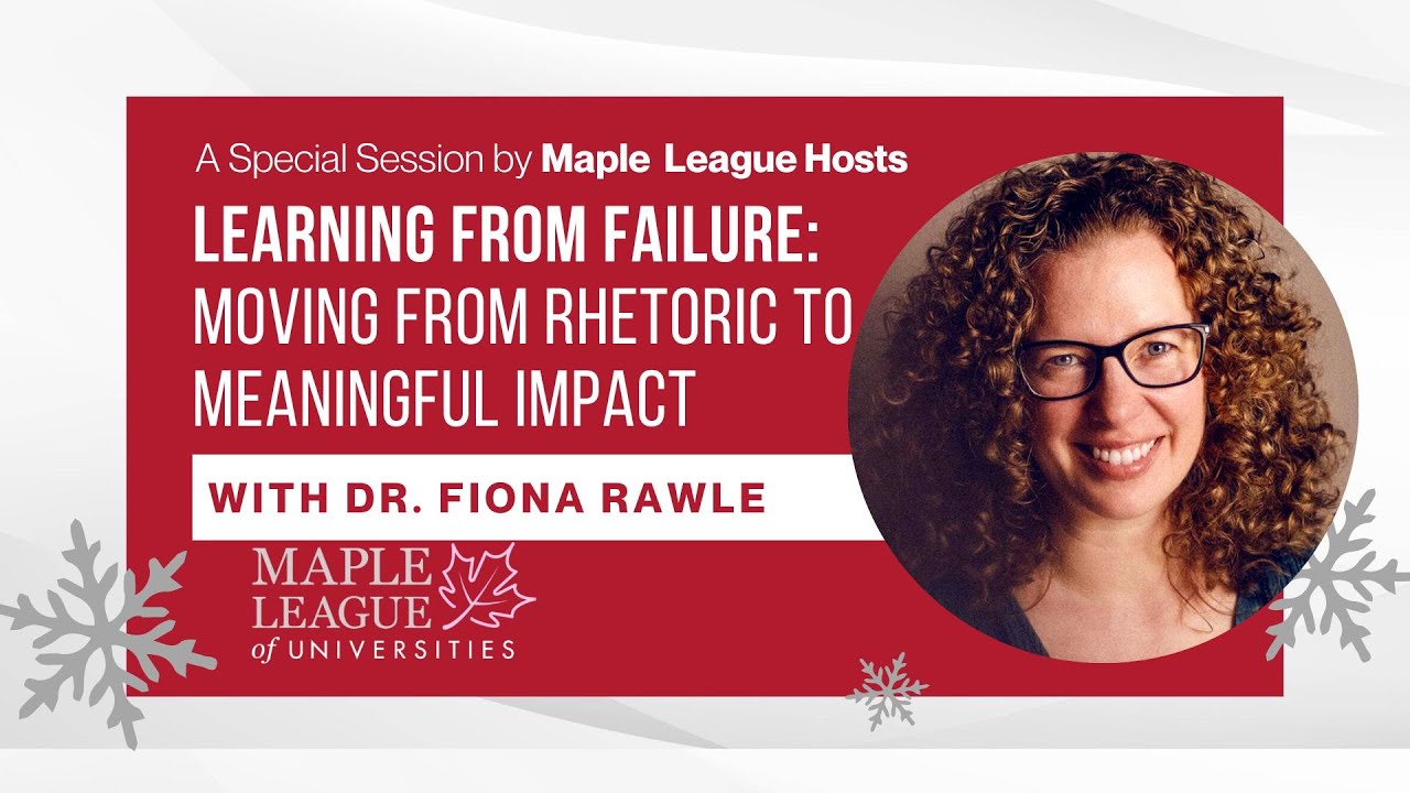 Learning from Failure: Moving from Rhetoric to Meaningful Impact