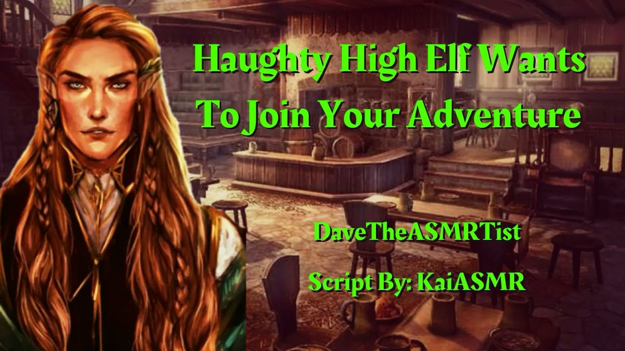 Haughty High Elf Wants To Join Your Adventure | ASMR Roleplay [Tsundere] (Male×Listener)