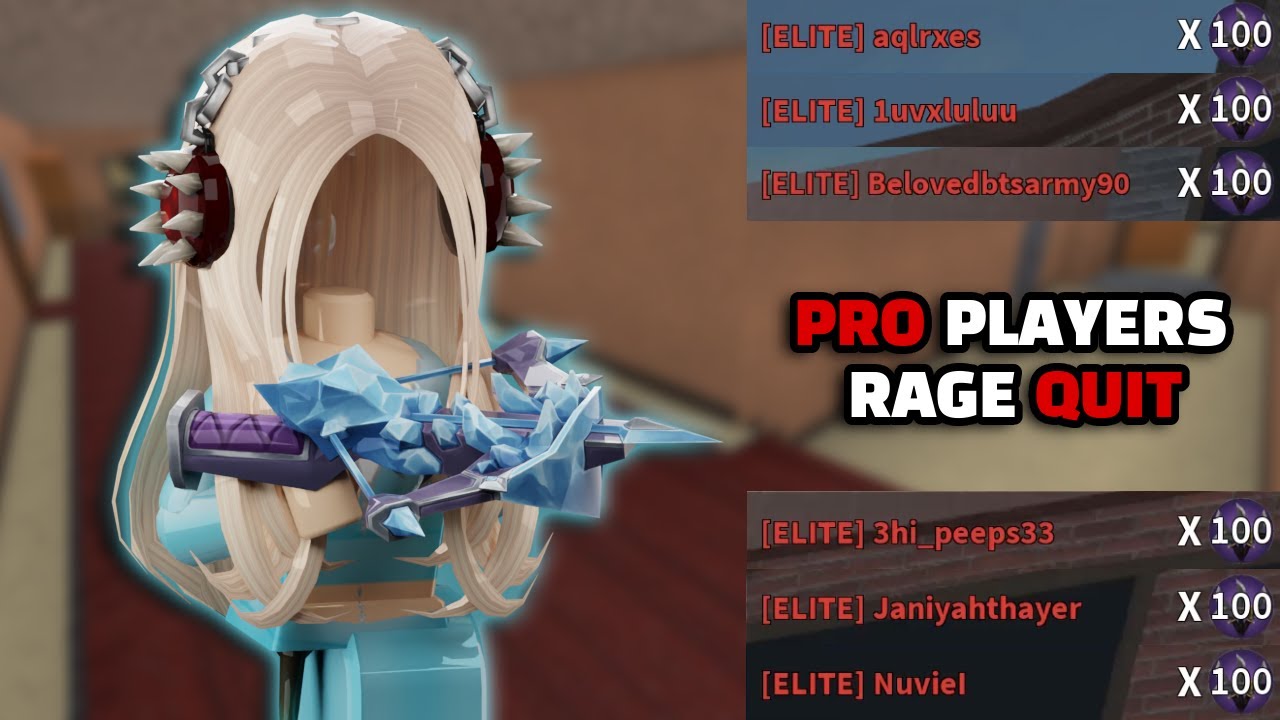 Making MAX LEVEL players RAGE QUIT in MM2 pt.9 (Murder Mystery 2)