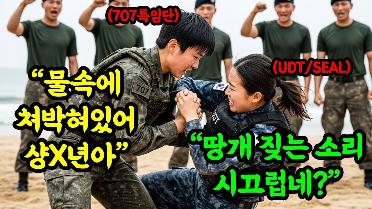 707 여군 vs UDT 여군의 피튀기는 기싸움, 승자는 누가 됐을까요