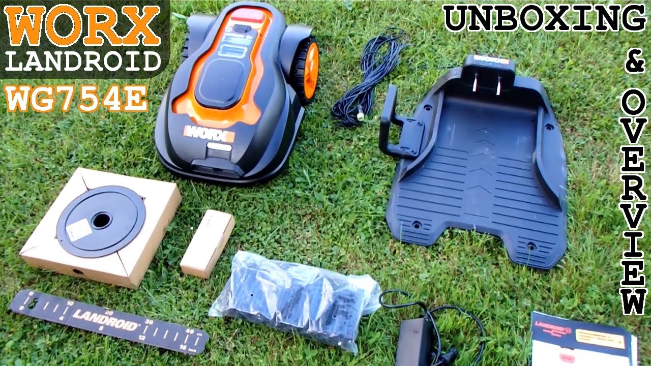 WORX Landroid M WG754E - PART 1 - Unboxing and Overview