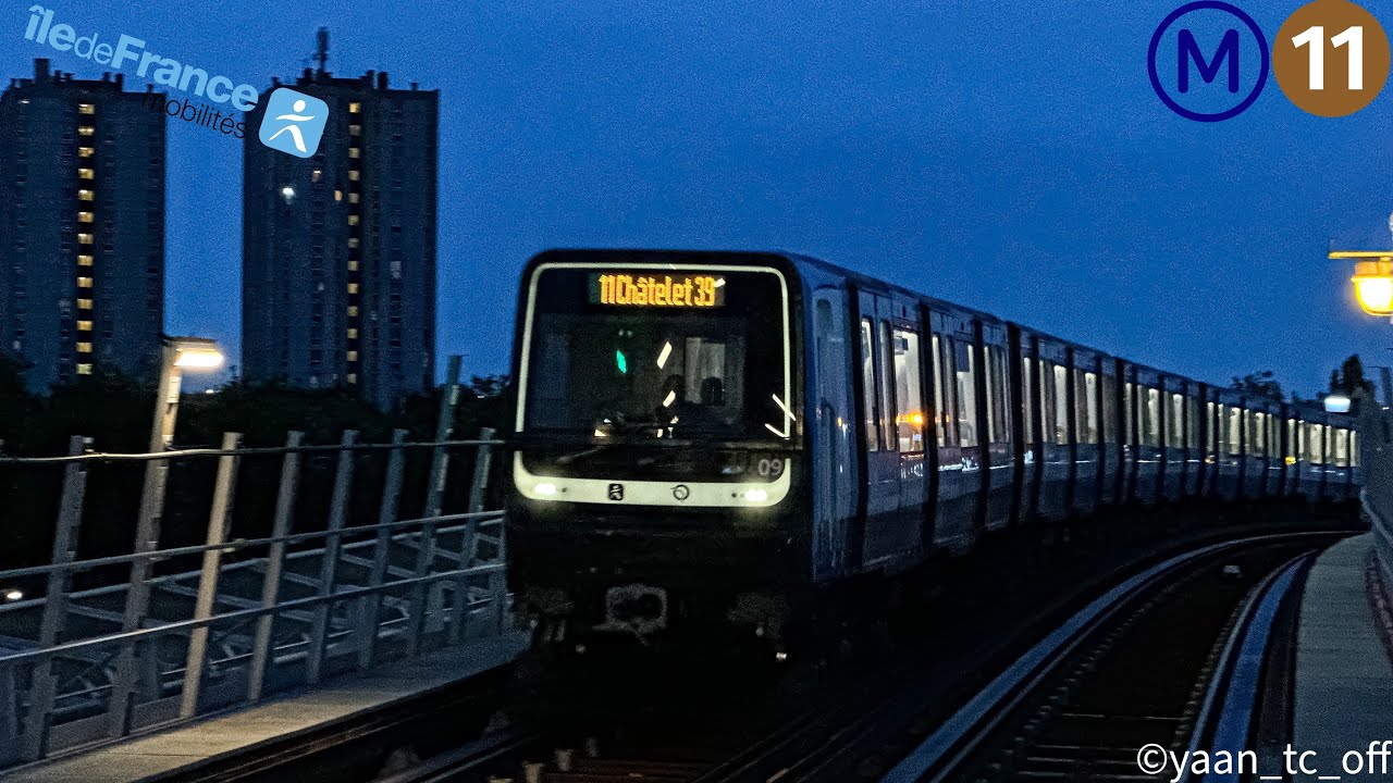 Châtelet-  Rosny-Bois-Perrier en 25 minutes grâce au prolongement de la 11 !