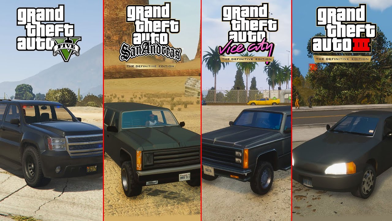 GTA 5 FBI VS GTA Trilogy Definitive - FIB VEHICLE: WHICH IS BEST?