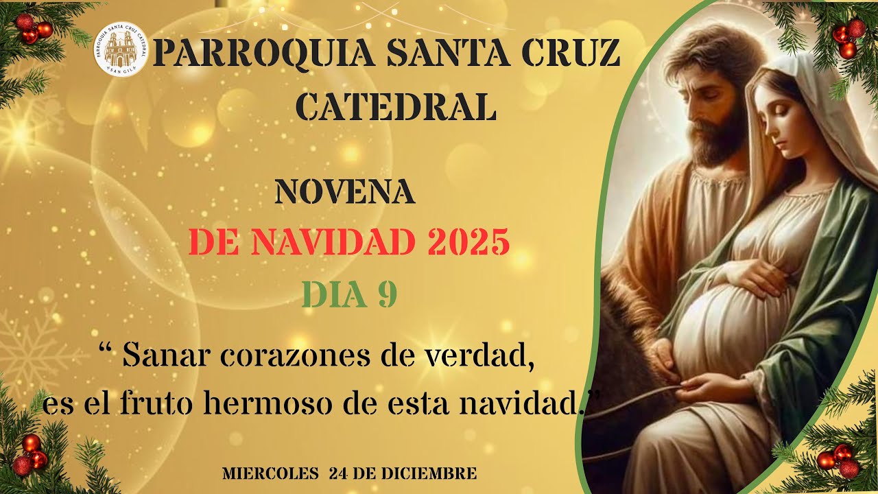 🔴Santo Rosario y Eucaristìa desde el templo Santa Cruz Catedral San Gil 24 de Diciembre HORA:6:30 PM