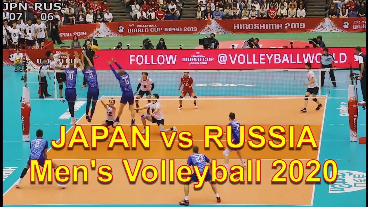JAPAN vs RUSSIA Men's Volleyball 2020