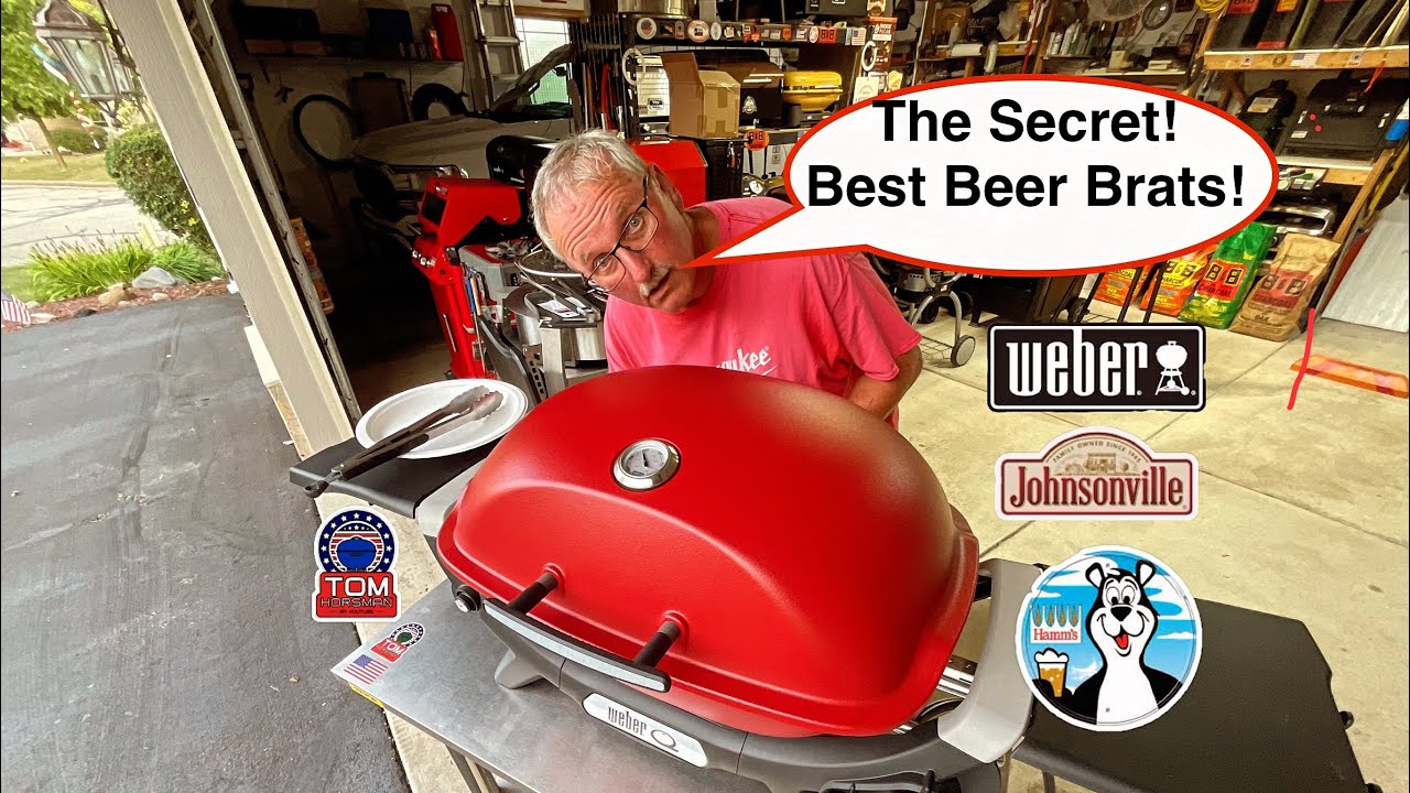 The Secret To The Best Beer Brats! / Weber Q2800N+