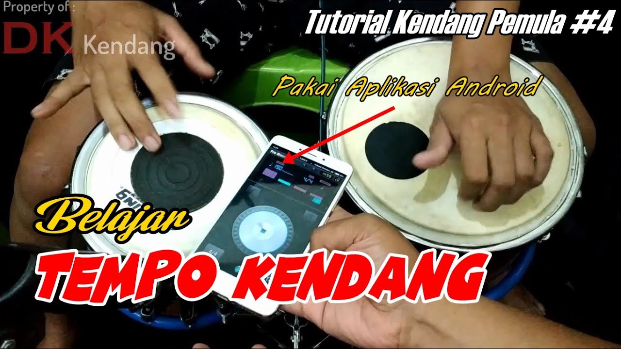 Belajar TEMPO Stabil Bermain Kendang | Tutorial Kendang Pemula #4