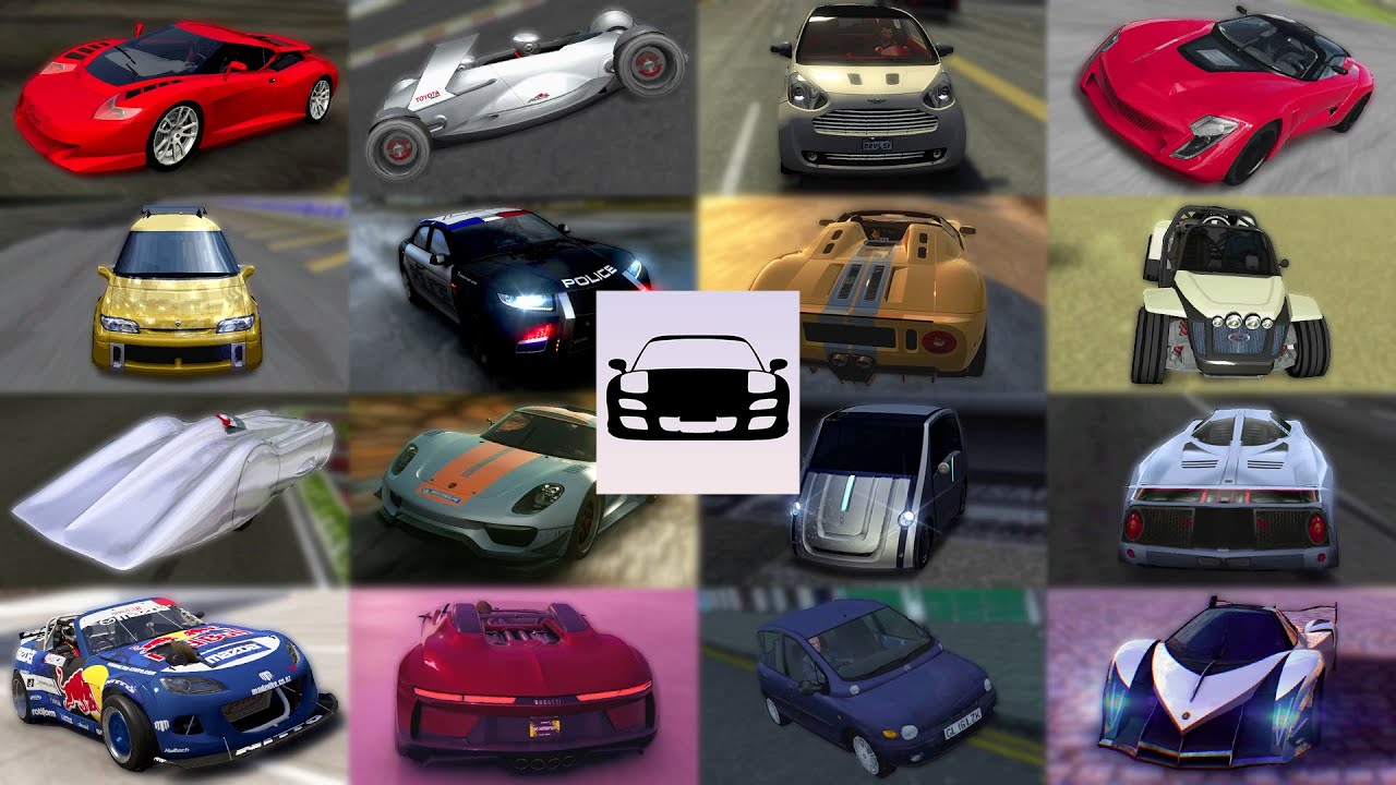 193 Cars You RARELY See in Games - Unicorns in Racing Games (Volume 1 to 10 - Supercut)
