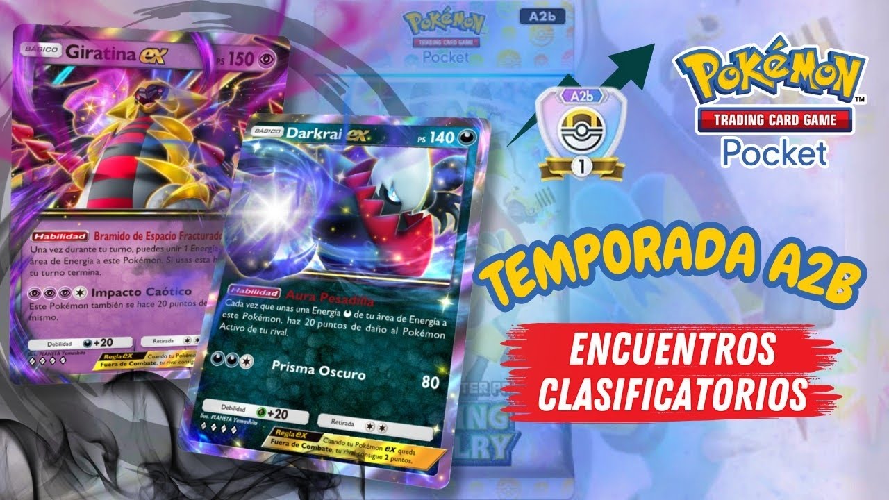 GIRATINA EX y DARKRAI EX: Probando mazos para subir en clasificatorios - TCG Pocket.