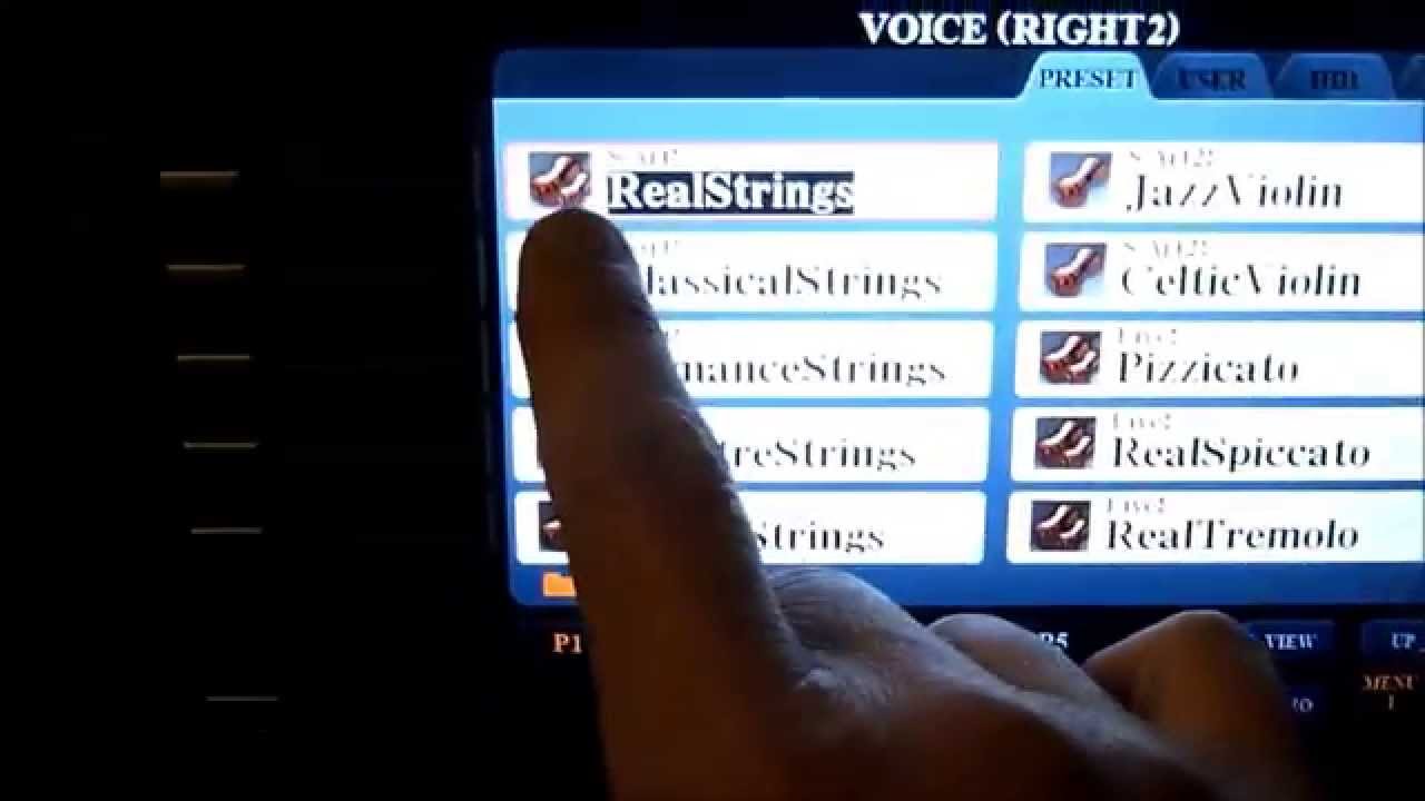 Yamaha TYROS 5 tutorial [8] : CUSTOM VOICES REGISTRATION banks - How to Set up and Save